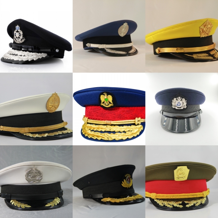 世界各國陸軍大檐帽差異解析 | 瑁爾服飾專業定制指南